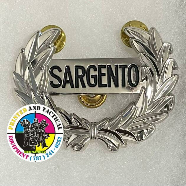 CORONA EN METAL PARA SARGENTO
