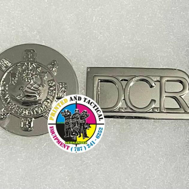 SET DCR Y ESCUDO FONDO STAINLESS STEEL