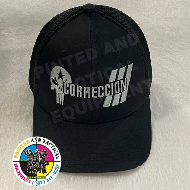Gorra Punisher Correccion 

Tonalidad Gris 

Incluye Apellido y Número de Placa  (Incluirlo en el mensaje)
