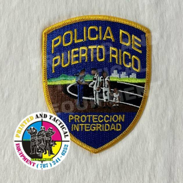 PARCHO POLICÍA DE PUERTO RICO
