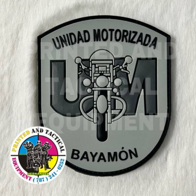 PARCHO EN GOMA UNIDAD MOTORIZADA BAYAMÓN 

COLOR GRIS