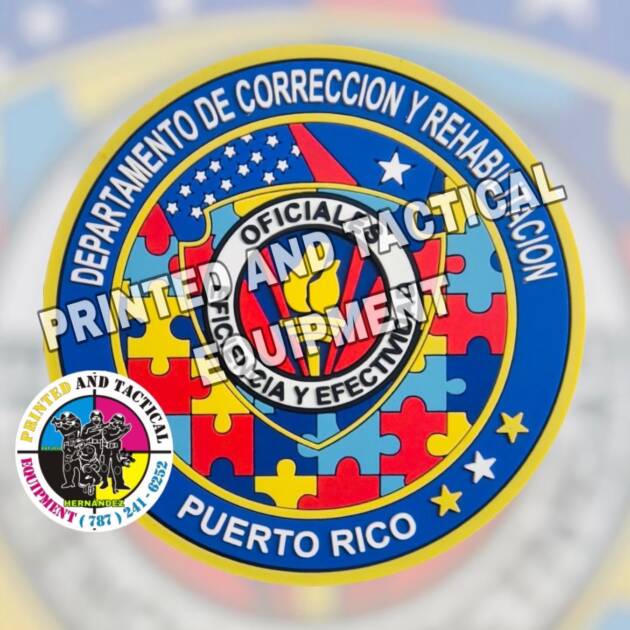 Parcho en Goma Motivo Autismo Corrección