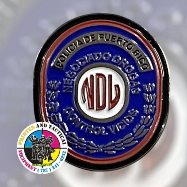 Pin Policia Negociado Control Vicios