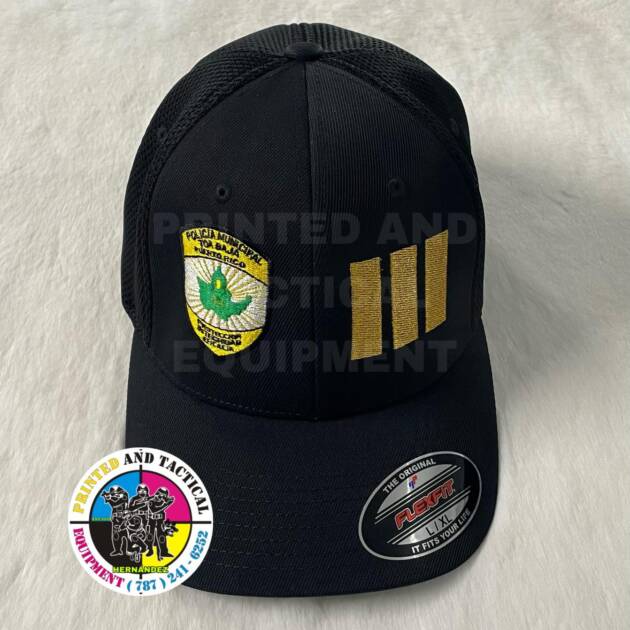 Gorra Policía Municipal Toa Baja Teniente I (Incluye Apellido y Num de Placa, Incluirlo en el Msj)